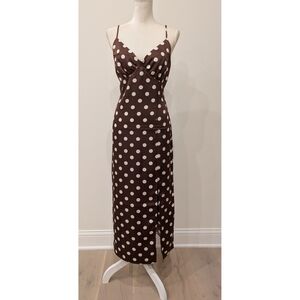 Cynthia Rowley Polka Dot Maxi Dress